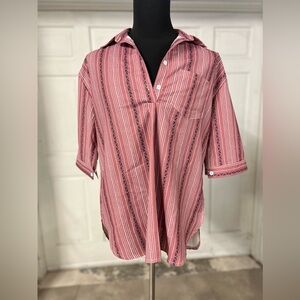 Mid button down shirt